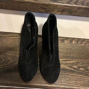 Aldo Women's Sleek Black Ankle Booties